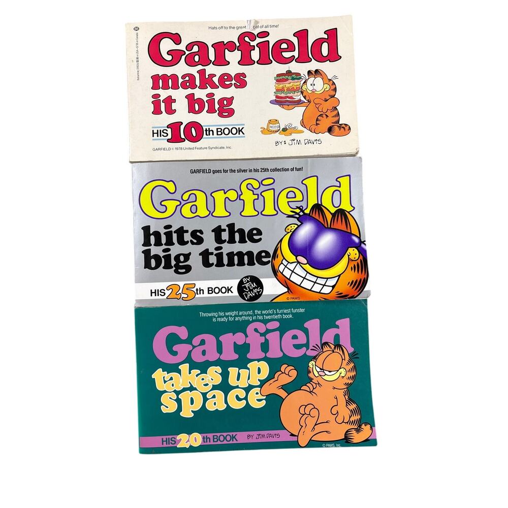 Garfield Comic Book Bundle 10/20/25 1985-1993 retro children's paperback